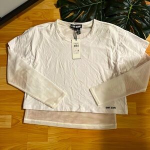 Dkny jeans shirt white